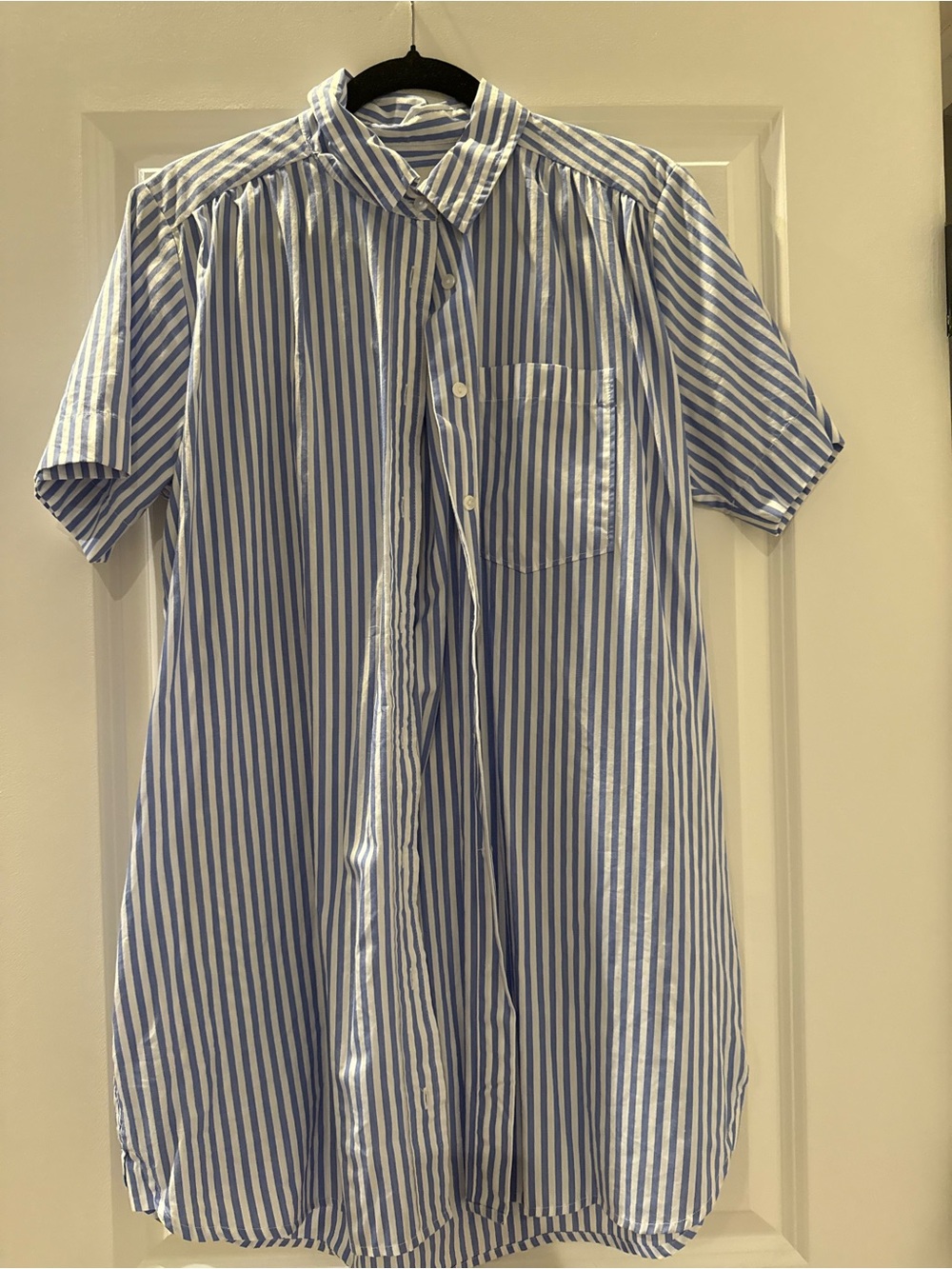 Abercrombie & Fitch Relaxed Poplin Shirt Dress